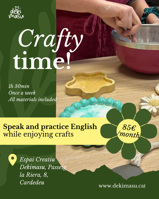 Crafty Time: classes d’anglès creatives per a adults i famílies a Cardedeu