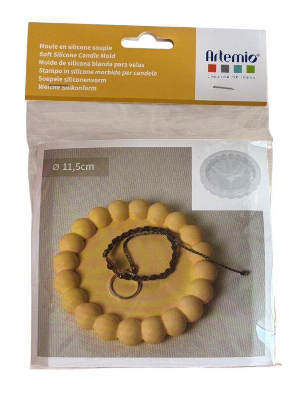 Motlle de silicona circular amb vora